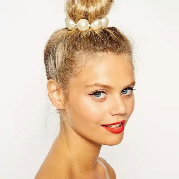 Accessories - PEARL ELASTIC BAND HAIR BAND